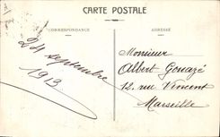 VINTAGE POSTCARD Operations of the voyage Presidentile 1913 General General Plagnol Joffre Poincare Operations of army 1913