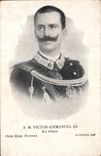 CPA SM Victor Emmanuel III Roi d'Italie