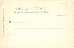 VINTAGE POSTCARD the king and the queen of Italy have Paris To the review safety with the queen