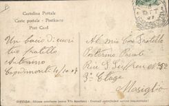 VINTAGE POSTCARD Famiglia Reale has Racconigi Poney Horse