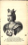 VINTAGE POSTCARD Charlotte of Savoy Girl of Louis II Duke of Savoy