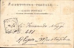 VINTAGE POSTCARD Italia 1905 Eagle