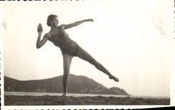 CARTE PHOTO Lancer de marteau