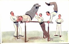 CPA Gymnastique Illustrateur