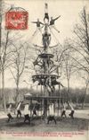 CPA Ecole normale de Gymnastique et d'escrime Joinville le pont Equilibre en haut de l'octogone