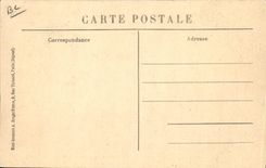 VINTAGE POSTCARD Teacher training school of Gymnastics and Joinville fencing the Redoute bridge of the Pheasantry Passage of the gantry