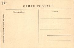 VINTAGE POSTCARD Teacher training school of Gymnastics and Joinville fencing the Redoute bridge of the Pheasantry the rampart