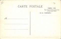 CPA Bateau Fabre line SS Canada