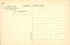 CPA Bateau Fabre Line SS Canada