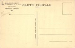 VINTAGE POSTCARD Boat Steamer Canada Favre