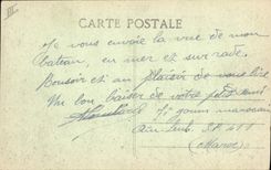 VINTAGE POSTCARD Bateau Doukkala Paquebot Posts French Co Package