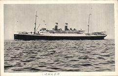 CPA Bateau Paquebot Fabre Cie Fabre