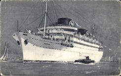 CPA Bateau Compagnie de Navigation Paquet Marseille 