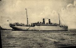 CPA Bateau Paquebot Canada Cie Fabre