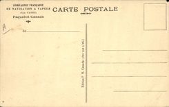 CPA Bateau Paquebot Canada Cie Fabre