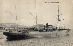 CPA Bateau Le Cordouan Messageries Maritimes