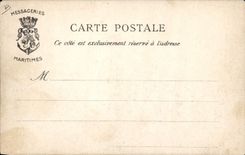 CPA Bateau Le Cordouan Messageries Maritimes