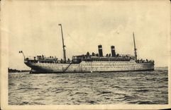 CPA Bateau Paquebot Canada Cie Fabre 