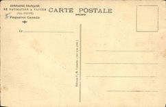 CPA Bateau Paquebot Canada Cie Fabre 