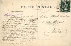 VINTAGE POSTCARD Boat Duke of Bragance French Steamer of the Transatlantic Co Gle