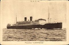 CPA Bateau SGTM Paquebot Campana 
