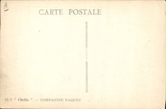 VINTAGE POSTCARD Boat Chella Company Package