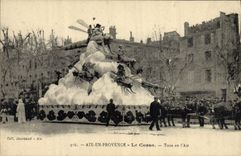 CPA Insecte Aix en Provence Le Corso Tous en l'air