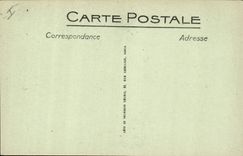 VINTAGE POSTCARD Blois Ancienne waste-gas main Splashes Clamping plate