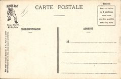 VINTAGE POSTCARD Militaria Fantasy commands of the soldier Train