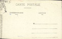 VINTAGE POSTCARD Militaria Fantasy the train of 10:3