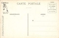 VINTAGE POSTCARD Militaria Fantasy the first permission Train the departure of the garrison