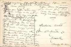 VINTAGE POSTCARD Militaria Fantasy Our ringings With soup Trumpet