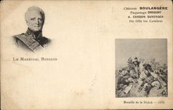 VINTAGE POSTCARD Marechal Bugeaud Battles of Sickal