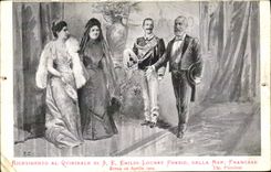 CPA Loubet Roma 1904