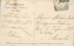 CPA Famiglia Reale a Racconigi Poney Cheval