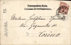 CPA Visite president de la Republique