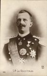 VINTAGE POSTCARD SM the King of Italy