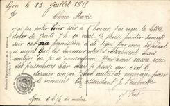 POSTAL SM de la VENDIMIA el rey de Italia