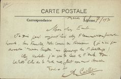 VINTAGE POSTCARD Association gymnastic Championnet 14 rue Jean Dolfus Section de