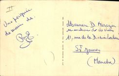 VINTAGE POSTCARD Gymnastic Bourboule Park of children