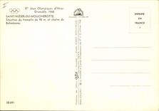 POSTAL Grenoble 1968 de la VENDIMIA