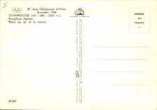 CPA Chamrousse Grenoble 1968 Ski