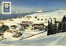 VINTAGE POSTCARD OJ Grenoble 1968 Solid mass of Chartreuse