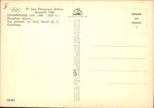 VINTAGE POSTCARD OJ Grenoble 1968 Solid mass of Chartreuse