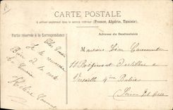 VINTAGE POSTCARD Boat Steamer Transatlantic Le Havre the outgoing Champagne of the port