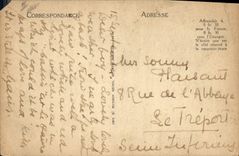 VINTAGE POSTCARD Boat Steamer Chicago Le Havre