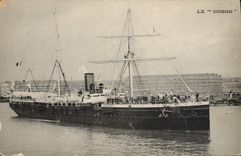 CPA Bateau Paquebot Congo