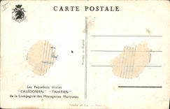 CPA Bateau Paquebot Caledonien Tahitien de la Ciompagnie des Mesasgeries Maritimes