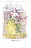 VINTAGE POSTCARD Fantasy Flowers Flower to sin