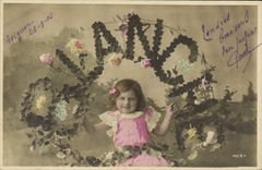 CPA Fantaisie Prenom Blanche